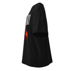 Spartan Strength en playera oversize de gym Gymbros — vista lateral (fantasma)