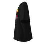 Card Trick Squad en playera oversize de gym Gymbros — vista lateral (fantasma)