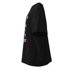 Sugar Spice Power en playera oversize de gym Gymbros — vista lateral (fantasma)