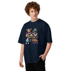 Gym Bears Club en playera oversize de gym Gymbros — modelo masculino usándola