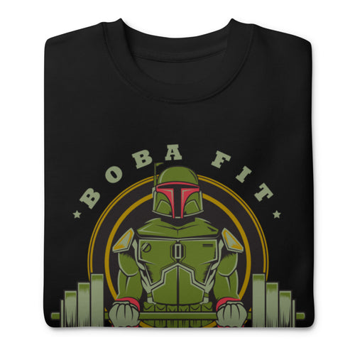 Boba Fett Mandalorian Gym en suéter de gym Gymbros — doblada