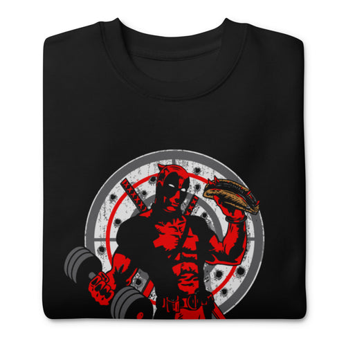 Deadpool Merc Gym No Pain No Gain en suéter de gym Gymbros — doblada