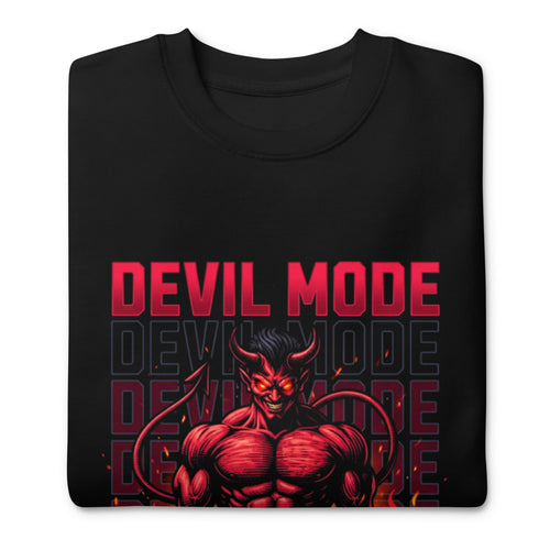 Devil Mode Gym Bodybuilder en suéter de gym Gymbros — doblada