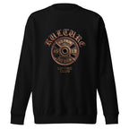Suéter negro Kulture No Pain No Gain Lifting Club frente
