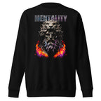 Suéter negro Mentality Lion Fire Emblem frente