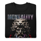 Suéter negro Mentality Lion Fire Emblem doblado