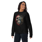 Suéter negro Skull 45 LBS Gym Plate Emblem lifestyle mujer