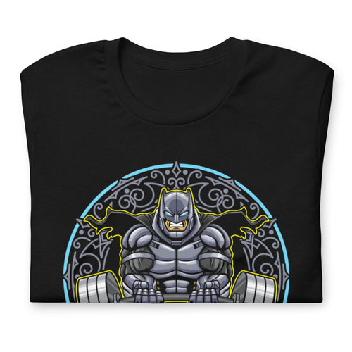 Batman Gotham City Gym en playera de gym Gymbros — doblada