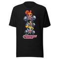 Sugar Spice Power en playera de gym Gymbros — diseño al frente en detalle
