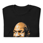 Champ Sketch en playera de gym Gymbros — doblada mostrando el estampado