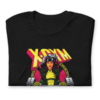 Rebel Squad en playera de gym Gymbros — doblada mostrando el estampado