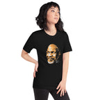 Champ Sketch en playera de gym Gymbros — modelo femenina usándola