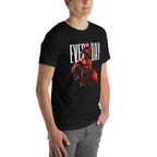 Spartan Strength en playera de gym Gymbros — modelo masculino de lado