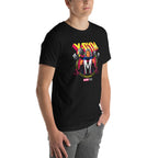 Metal Master Squad en playera de gym Gymbros — modelo masculino de lado