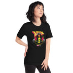 Rebel Squad en playera de gym Gymbros — modelo femenina usándola