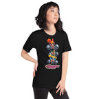 Sugar Spice Power en playera de gym Gymbros — modelo femenina usándola