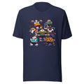 Gym Bears Club en playera de gym Gymbros — diseño al frente en detalle