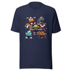 Gym Bears Club en playera de gym Gymbros — diseño al frente en detalle