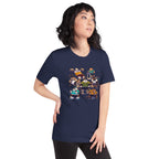 Gym Bears Club en playera de gym Gymbros — modelo femenina usándola